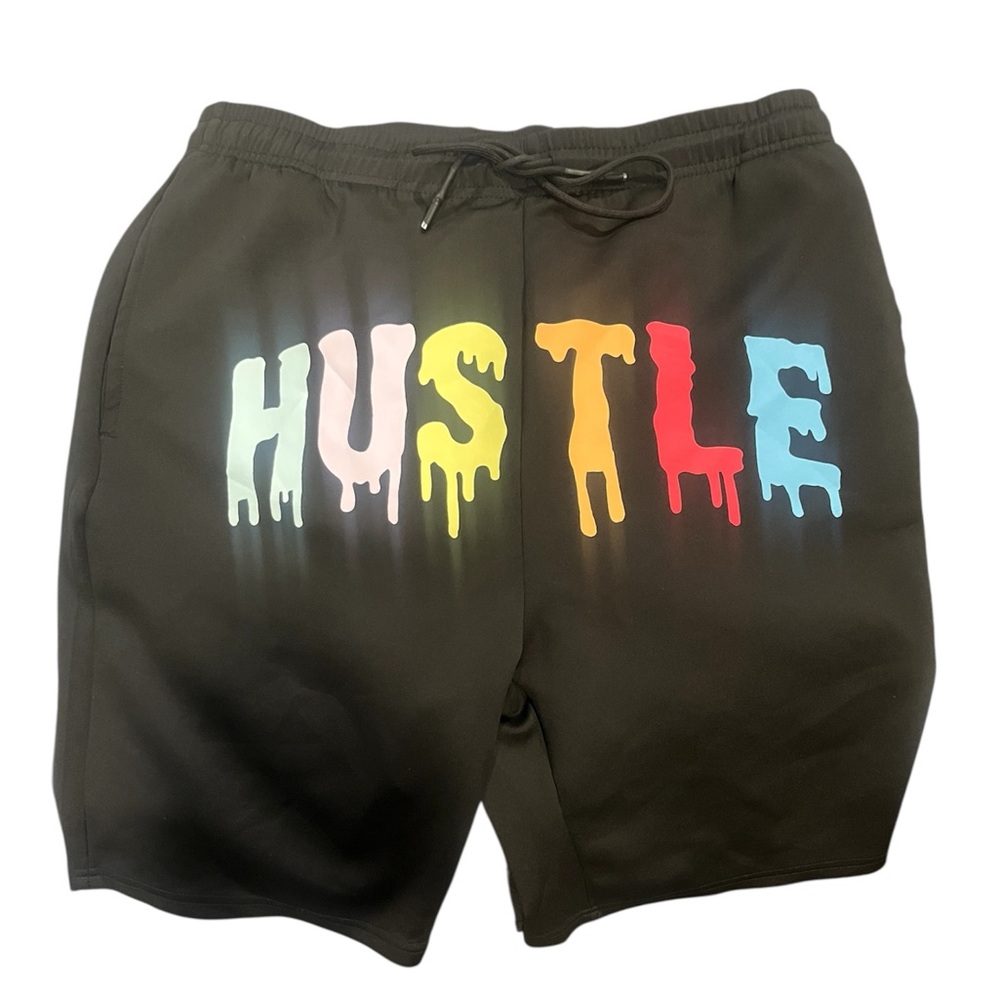 Hustle Black Men's Shorts